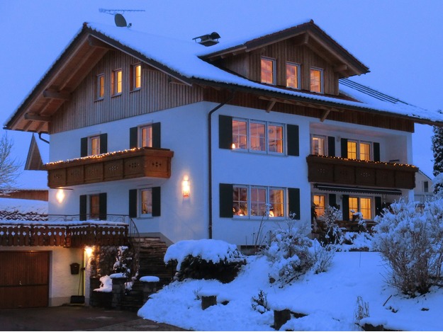 Haus Martin im Winter