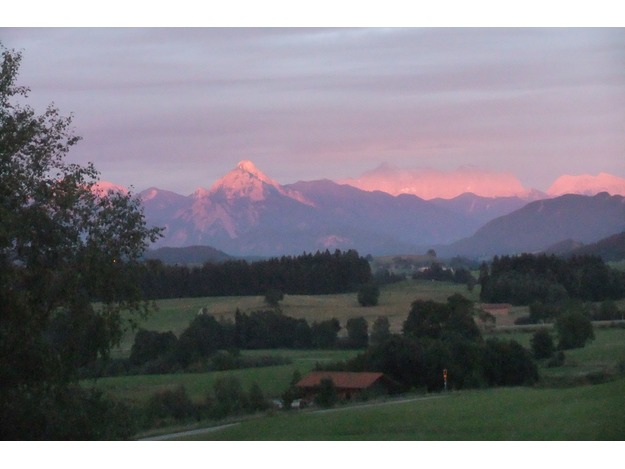 Sonnenuntergang Zugspitze